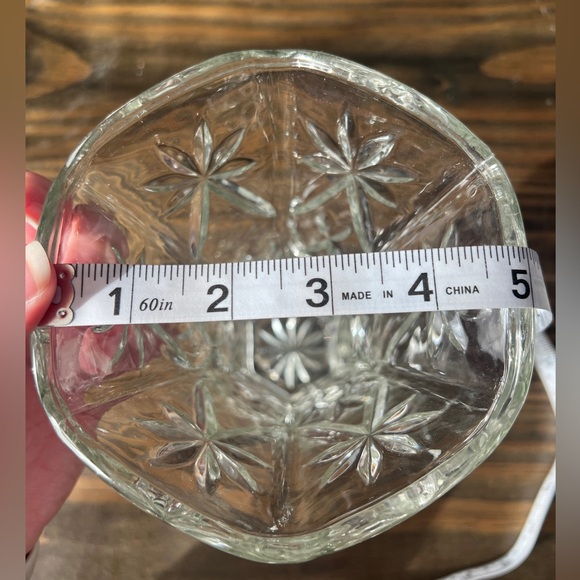 Anchor‎ Hocking Star of David Vase - Picture 4 of 4